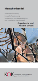 KOK-Informationsbrosch&uuml;re Menschenhandel - Organisierte und Rituelle Gewalt