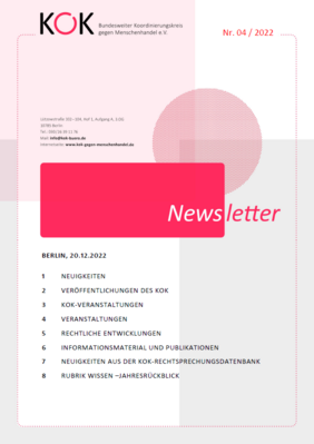 KOK-Newsletter Nr. 4 2022