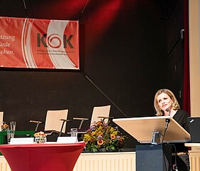 ©Maurice Ressel - EU-Koordinatorin gegen Menschenhandel bei KOK-Fachtagung ©Maurice Ressel - EU-Koordinatorin gegen Menschenhandel bei KOK-Fachtagung