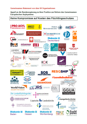 B&uuml;ndniss Statement zu GEAS