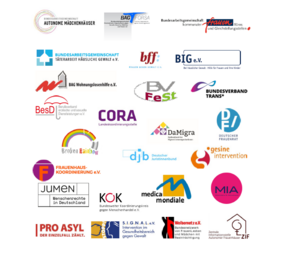 Logos der Mitglieder des Bündnis Istanbul-Konvention Logos der Mitglieder des Bündnis Istanbul-Konvention