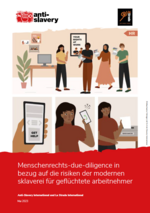 Cover Leitfaden f&uuml;r Unternehmen zum Schutz von gefl&uuml;chteten Arbeitnehmer*innen