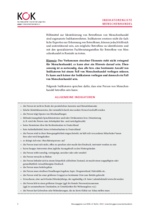 KOK-Indikatorenliste Menschenhandel