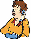 Frau Telefon