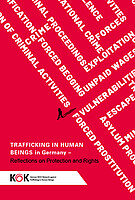 [Translate to English:] Cover Book Trafficking in Human Beings in Germany – Reflections on Protection and Rights